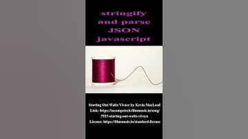 JSON stringify and parse javascript #shorts