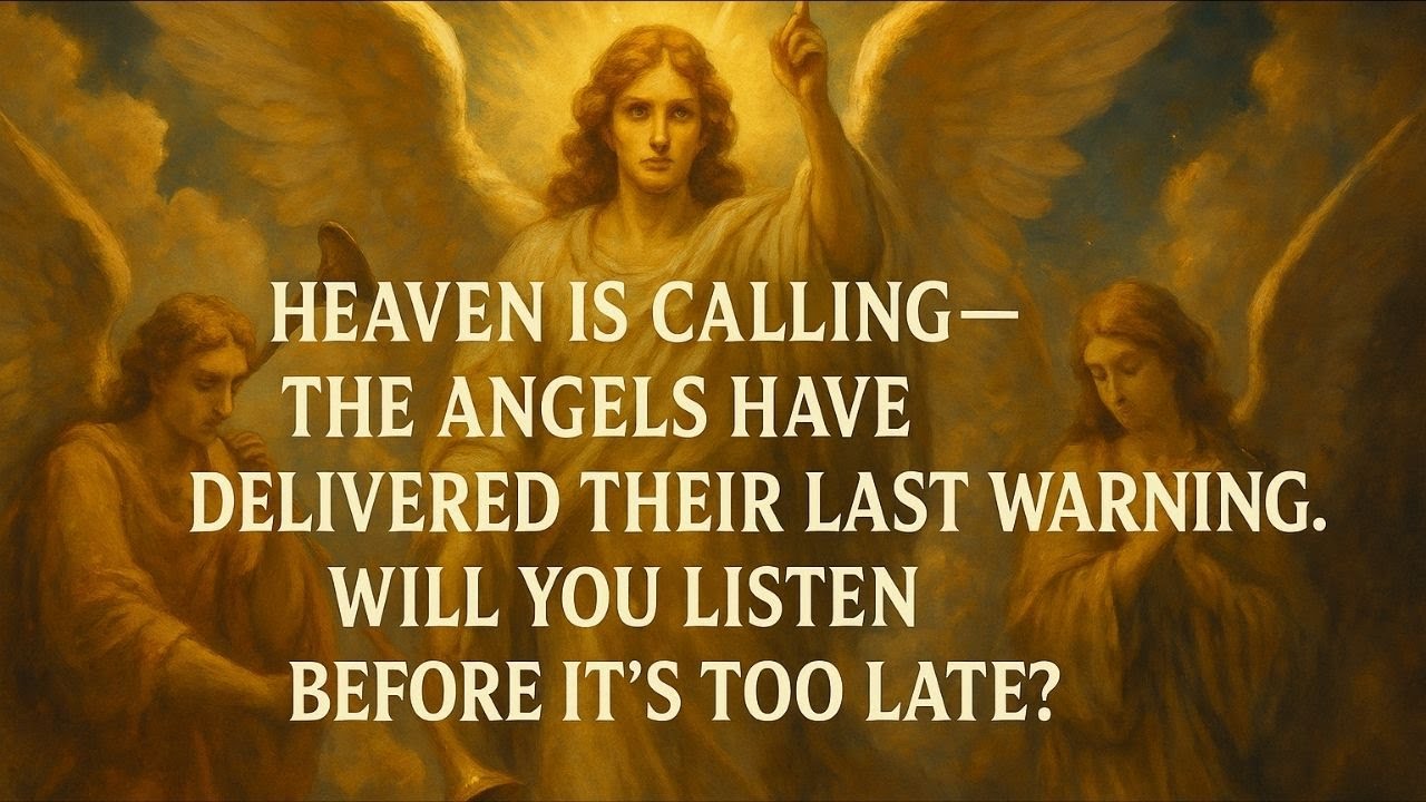 Heaven is calling the angels have delivered their last warning will you