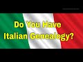 Italian Surnames and Their History and Meaning | Ancestral Findings | AF-266