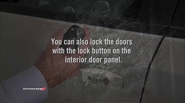 Keyless Enter-N-Go™-Key fob programming for power locks in 2018 Dodge Journey