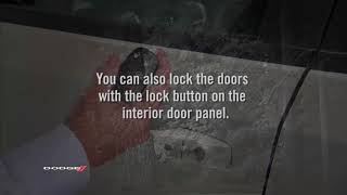 Keyless Enter-N-Go™-Key fob programming for power locks in 2018 Dodge Journey