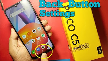 Poco C51 Back Button Setting ! Poco C51 Back Button Change ! How To set Back Button Poco C51