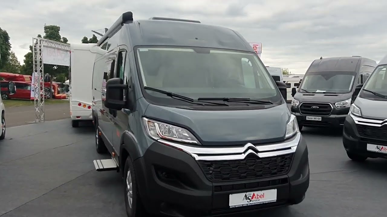 No thrills campervan with lengthwise beds. Forster 636EB