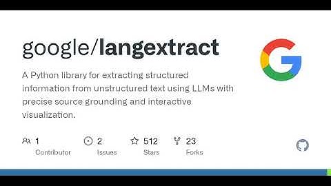 GitHub - google/langextract: A Python library for extracting structured information from unstruct...