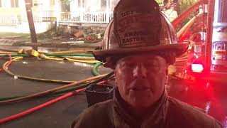 Acting Easton fire chief provides details