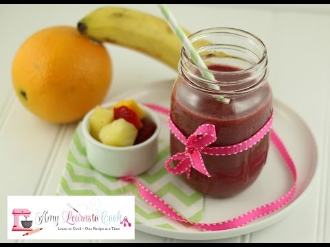 how-to-make-a-healthy-breakfast-smoothie-~-vitamix-recipe-~-amy-learns-to-cook