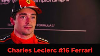 F1 2023 Qatar GP Charles Leclerc Post Qualifying Interview Guide