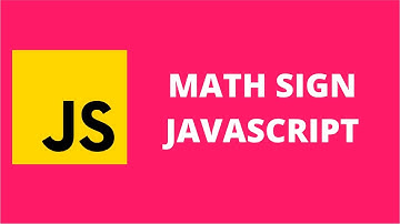 Math Sign JavaScript