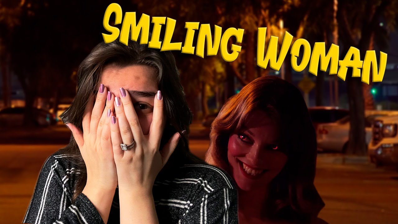 REACTING SMILING WOMAN PART 1 AND 2!!