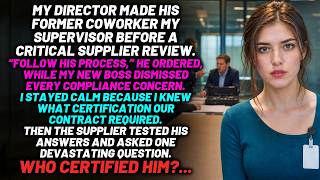 My Director Made His Former Coworker My Supervisor The Supplier Asked Who Certified Him