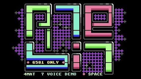 C64 Music: 7 voice demo by Ate Bit  ! 13 April 2024!