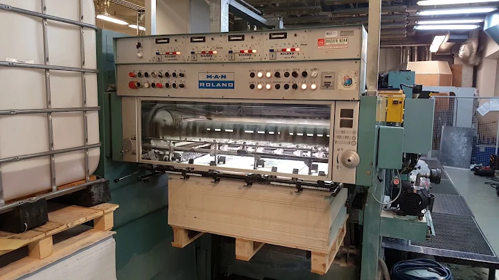 MAN Roland Rekord RVK 3B 4/0, 1987, Serial: 638, r...