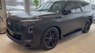 🚗 **2025 Infiniti QX80: Award-Winning Build with LLumar's Matte Paint Protection & Ceramic Tint!** 🏆 Infinity Grand Rapids Mi
