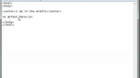 HTML Tutorial 10 - Alignment