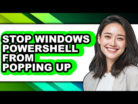 How to Stop Windows Powershell from Popping Up (only Way)