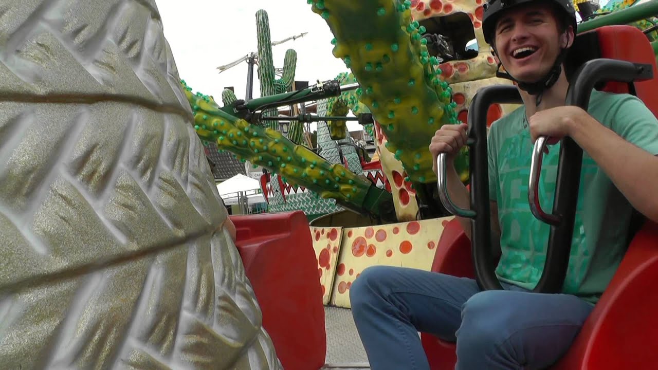 Vídeňský Prátr 2014 - ATRAKCE SOMBRERO ZA JÍZDY / Wiener Prater 2014 - ATTRACTION SOMBRERO ON-RIDE