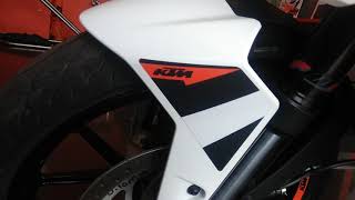 Ktm duke 250 power sticker in bike
