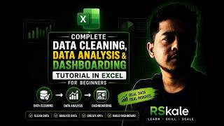 Excel Data Cleaning, Data Analysis & Dashboard Tutorial | Complete Excel Project (2026)