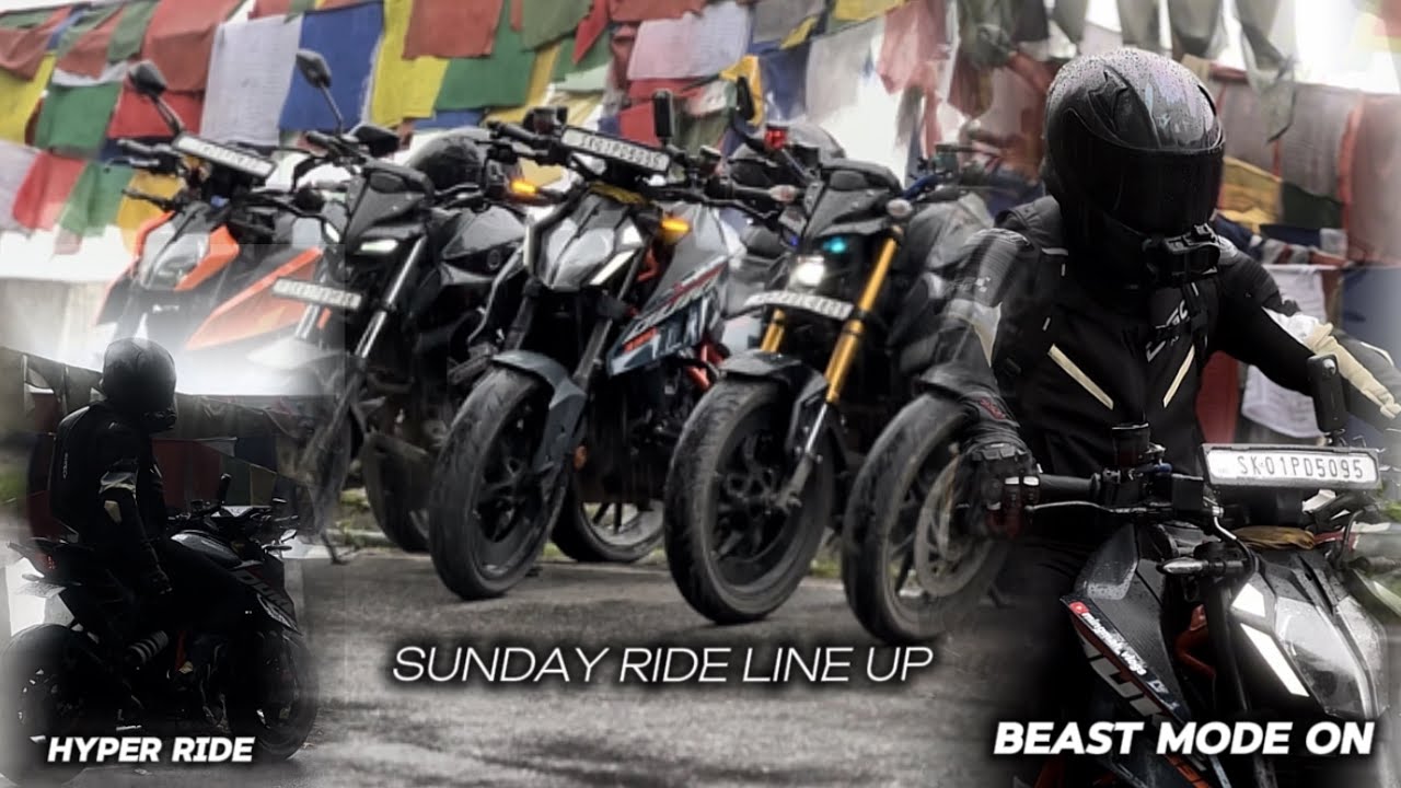 Beast Mode Rides Sunday ride line up ⚡️ beast mode on ️🚀 hyper ride ⚡️ ️ - YouTube