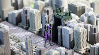 BASE2500 大ジオラマ 「第3新東京市編」 #01 - YouTube