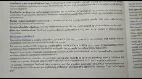 learn about descriptive feedback in detail