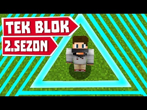 MİNECRAFT ama TEK BLOK ( 2.sezon )