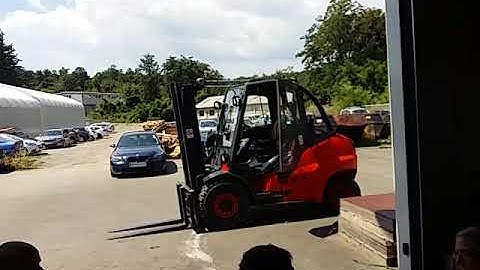 DPF Monitoring on Linde H50D Bluetooth Connection