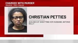 Troy woman charged with murder after husband dies in shooting