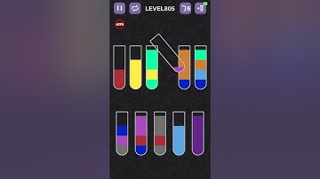 water_level_805 #watersortpuzzle #puzzle #game #sortpuzzle #color