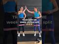 5-Day Training Split For Women (Gym or Home!) #shorts #workoutsplit #trainingplan