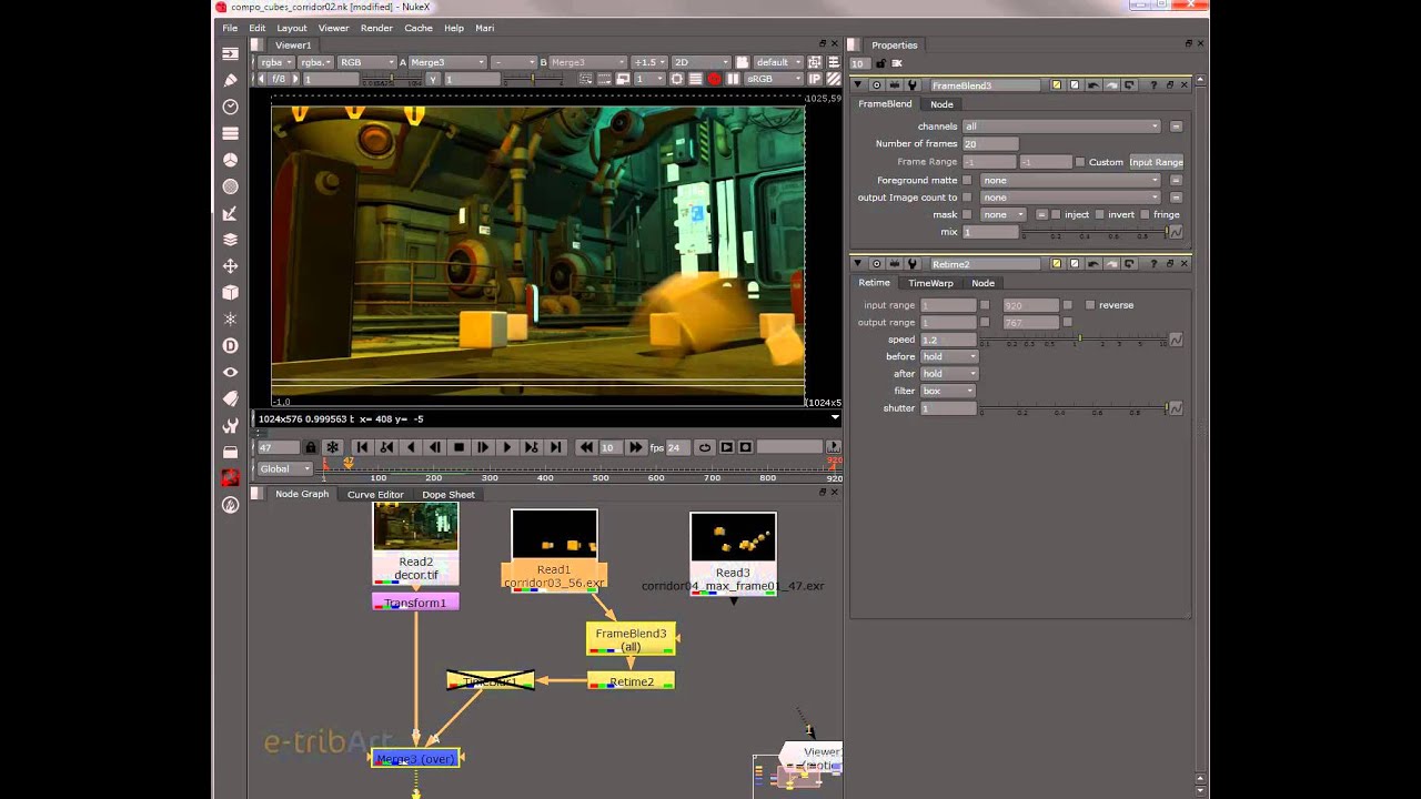Tuto du Jeudi Nuke motion blur YouTube