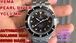 Jual Yema Pearl Diver Ycl1mr Automatic Black Dial Swiss Made Rare Collectible Follow Ig Lakonewatcg