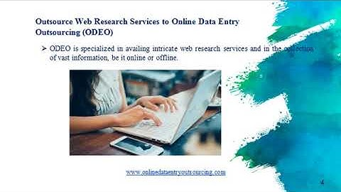 Web Research Services - Online Data Entry Outsourcing