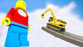 Cars VS Giant Lego Man | Teardown