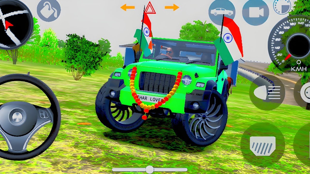 Dollar (Song) Modified Mahindra Thar😈|| Indian Car Simulator 3D ||Android Gameplay Live