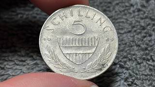1969 Austria 5 Schilling Coin • Values, Information, Mintage, History, and More