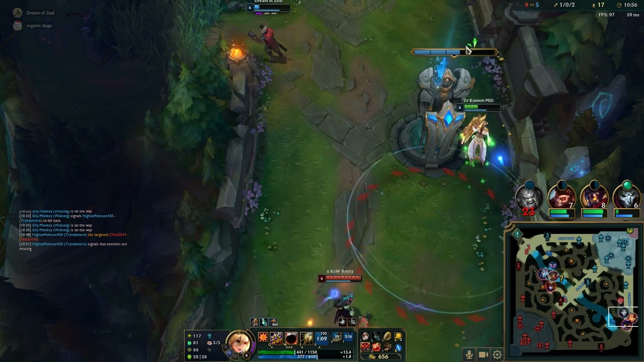 Jhin-Leona Clutch with Zeal