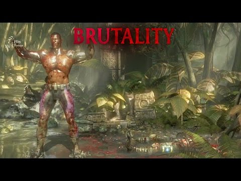 Mortal Kombat X - *NEW* KLASSIC JAX BRIGGS SKIN GAMEPLAY!
