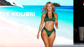 Jilissa Zoltko 4K Uhd Slow-Motion Runway Walk Live Kolibri Miami Swim Week 2025