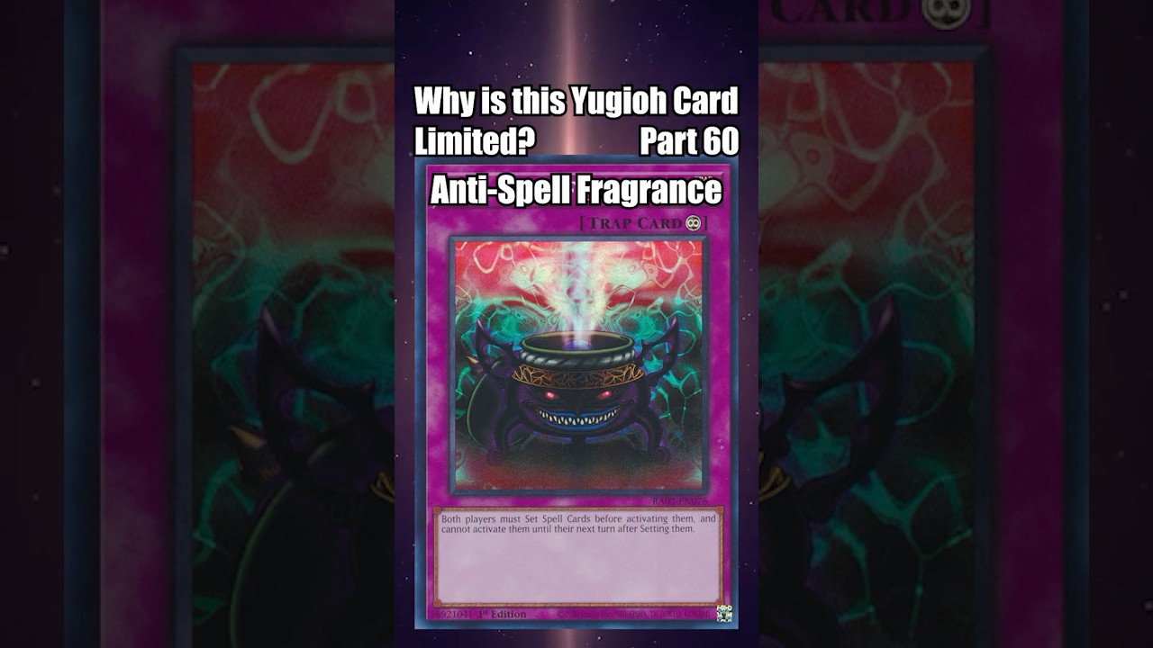 Why is Anti-Spell Fragrance Limited? In 1 Minute! #yugiohmasterduel  #yugiohtcg #yugiohcommunity - YouTube