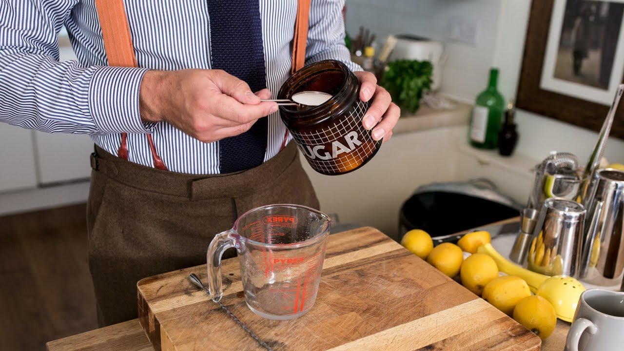 Cocktail Selection How to Make Sugar Syrup for Cocktails YouTube