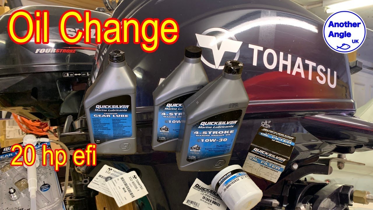 Tohatsu 20 hp efi Oil and Filter Change Beginner Guide Everything