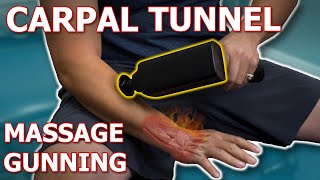 Fast CARPAL TUNNEL Fix with Massage Gun | Physical Therapist Teaches | #Massagegun