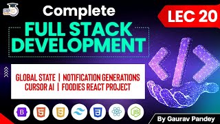 React useContext Explained: Notification Alerts, Cursor AI & Foodies Project Tutorial