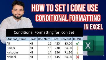 Conditional Formatting for Icon Sets in Excel | Icon Sets using Conditional Formatting in Excel