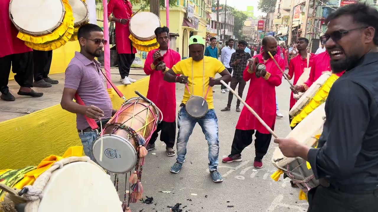 💯Nabadwip Rash Yatra 2024💯|| 🤩Anand Dhol Tasha Party🤩Play🎹🔥A Beautiful Song🔥🎹
