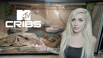 Hey MTV Welcome to My Lizard's Crib (HUGE Cage Tour)