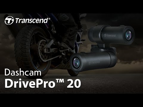 Transcend DrivePro 20 Motorcycle Dashcam - Simplicity. Solidity. Safety.