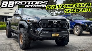 2024 Toyota Tacoma TRD Offroad King Shocks & Westcott Designs Preload Collar Spacer Lift