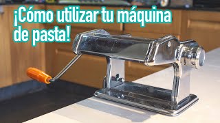 Cómo utilizar tu máquina de pasta fresca - Chef Andrés Rueda